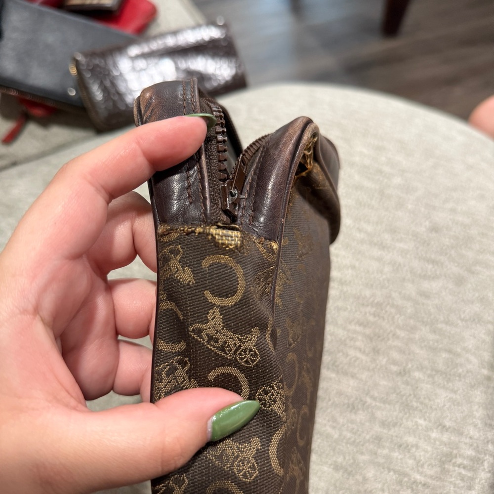 Celine Brown Monogram Toiletry Bag - image 5